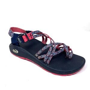 Chaco ZX2 Classic Sandal Womens 9 Regular Coral Motif Eclipse Strappy Trail Flat